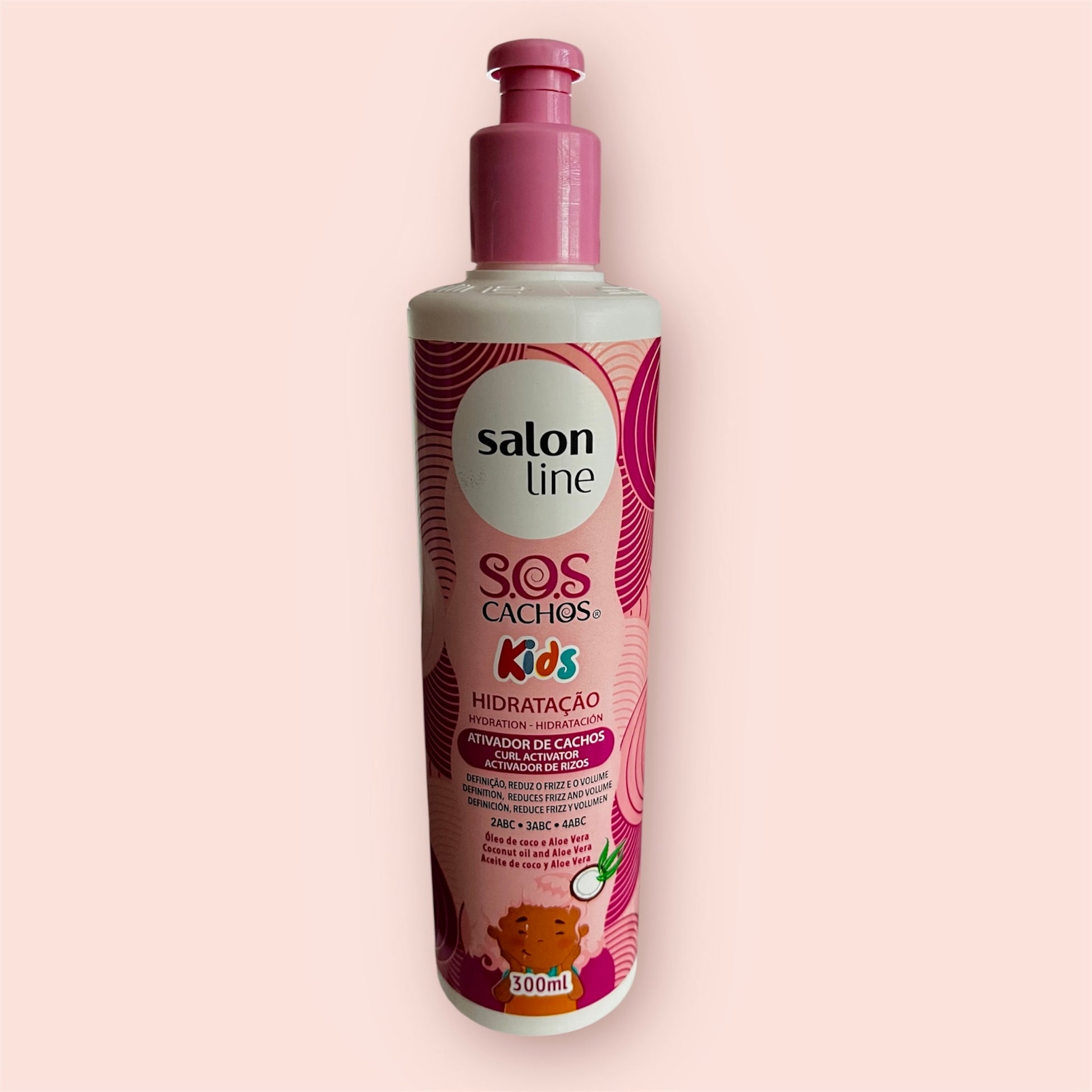 🧒🏽💦 Ativador de Cachos SOS Cachos Kids Hidratação – Salon Line