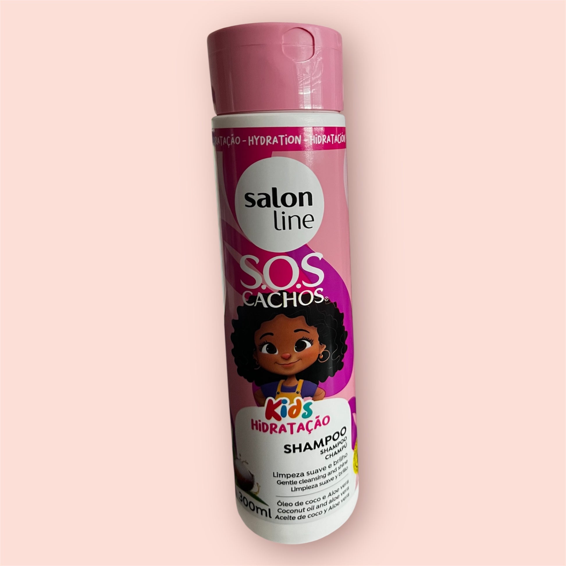 🧼🧒🏽 Shampoo SOS Cachos Kids Hidratação – Salon Line