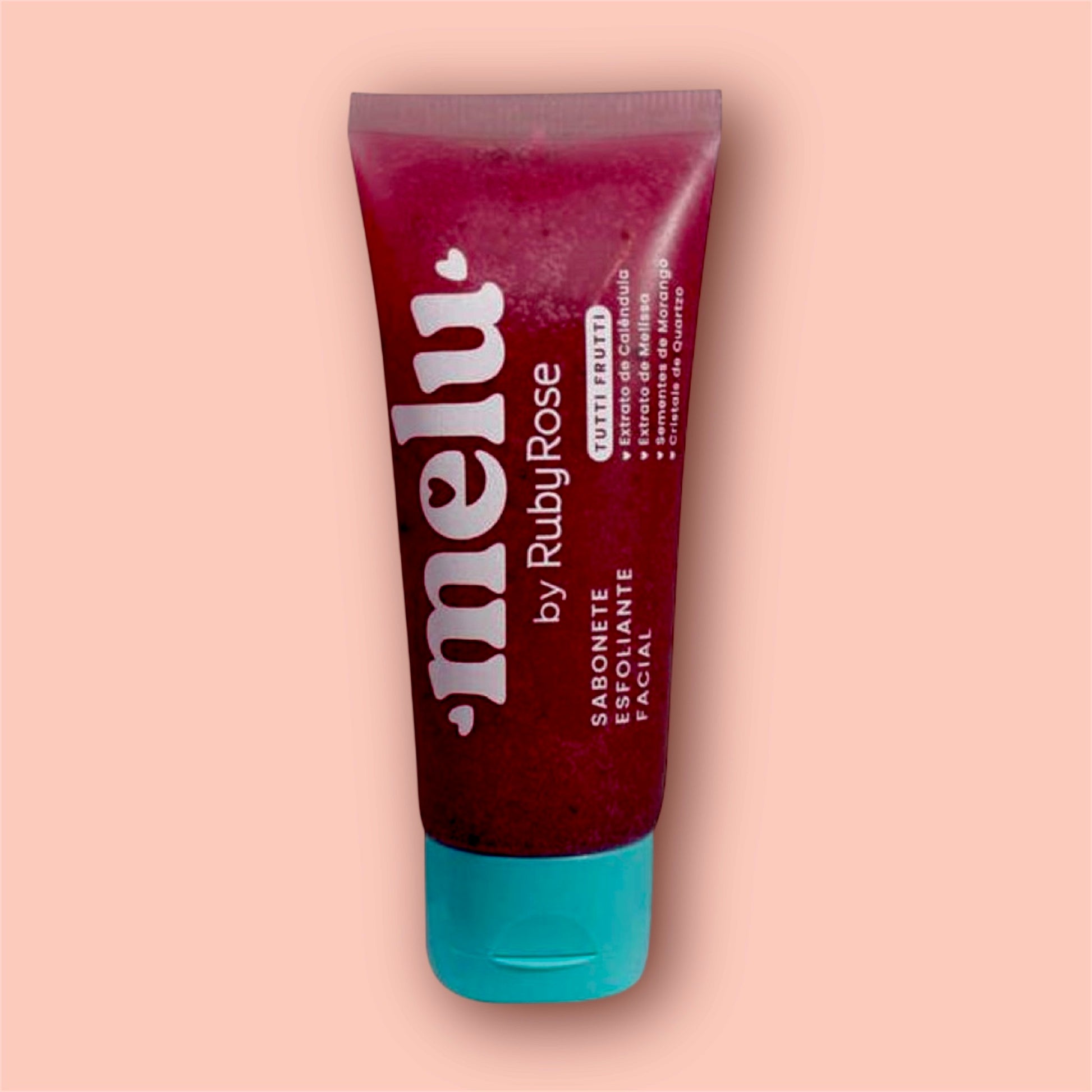 🍃 Sabonete Facial Esfoliante – Melu (Ruby Rose)