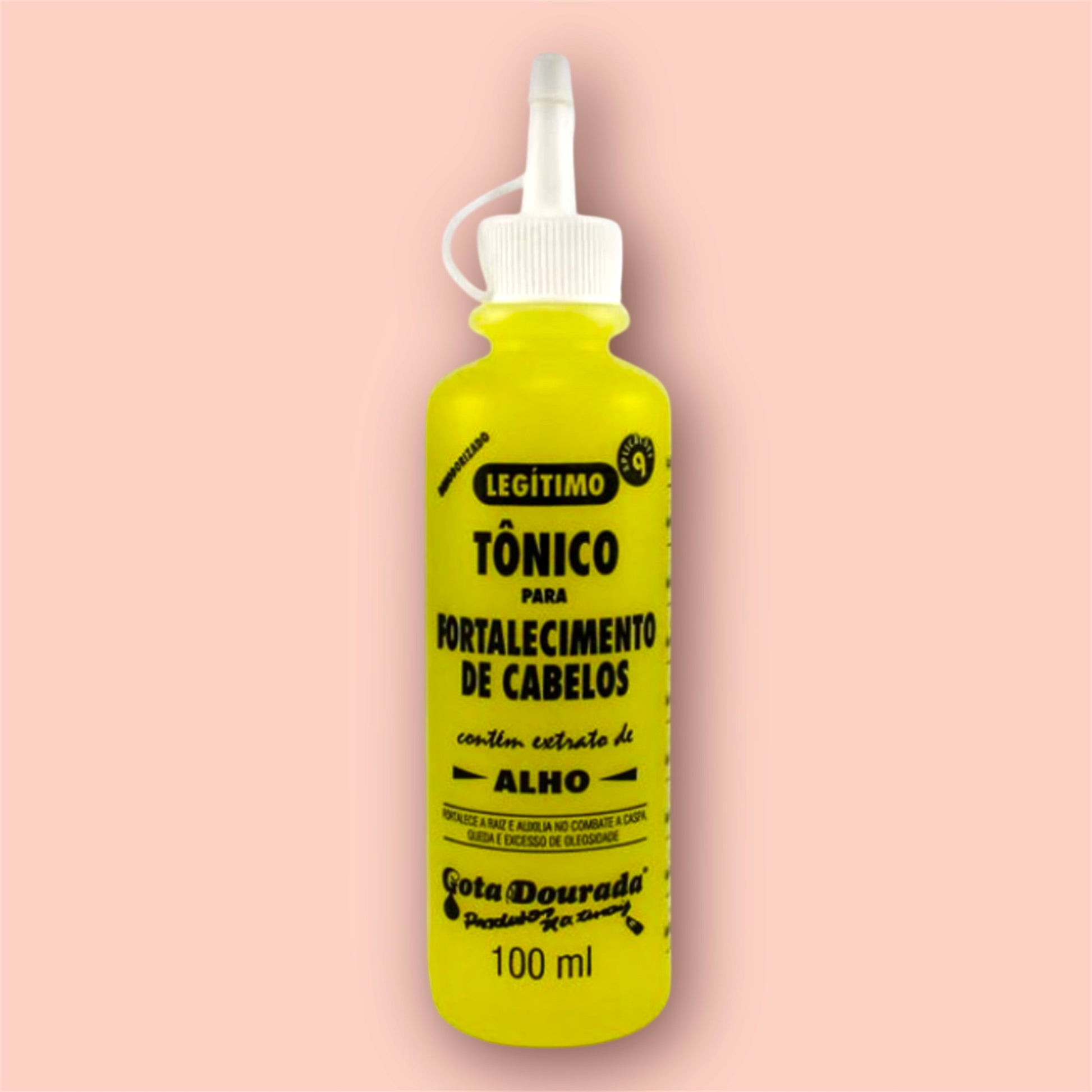 🌿🧄 Tônico Capilar de Alho – Gota Dourada 100ml