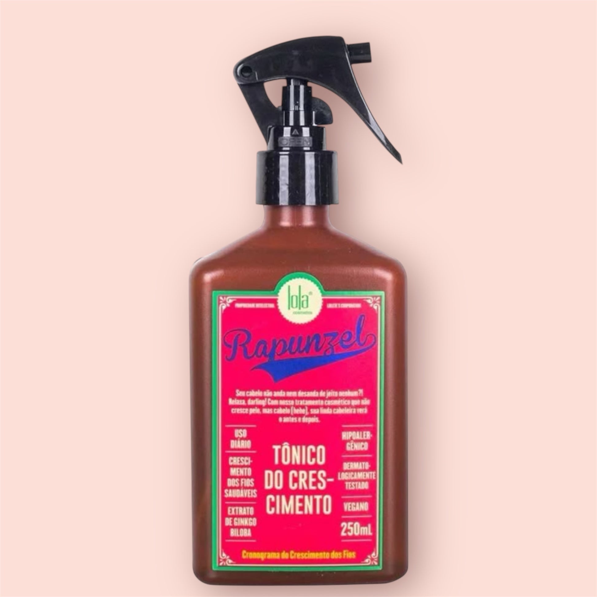 💧🌿 Tônico Fortificante Rapunzel – Lola Cosmetics 250ml