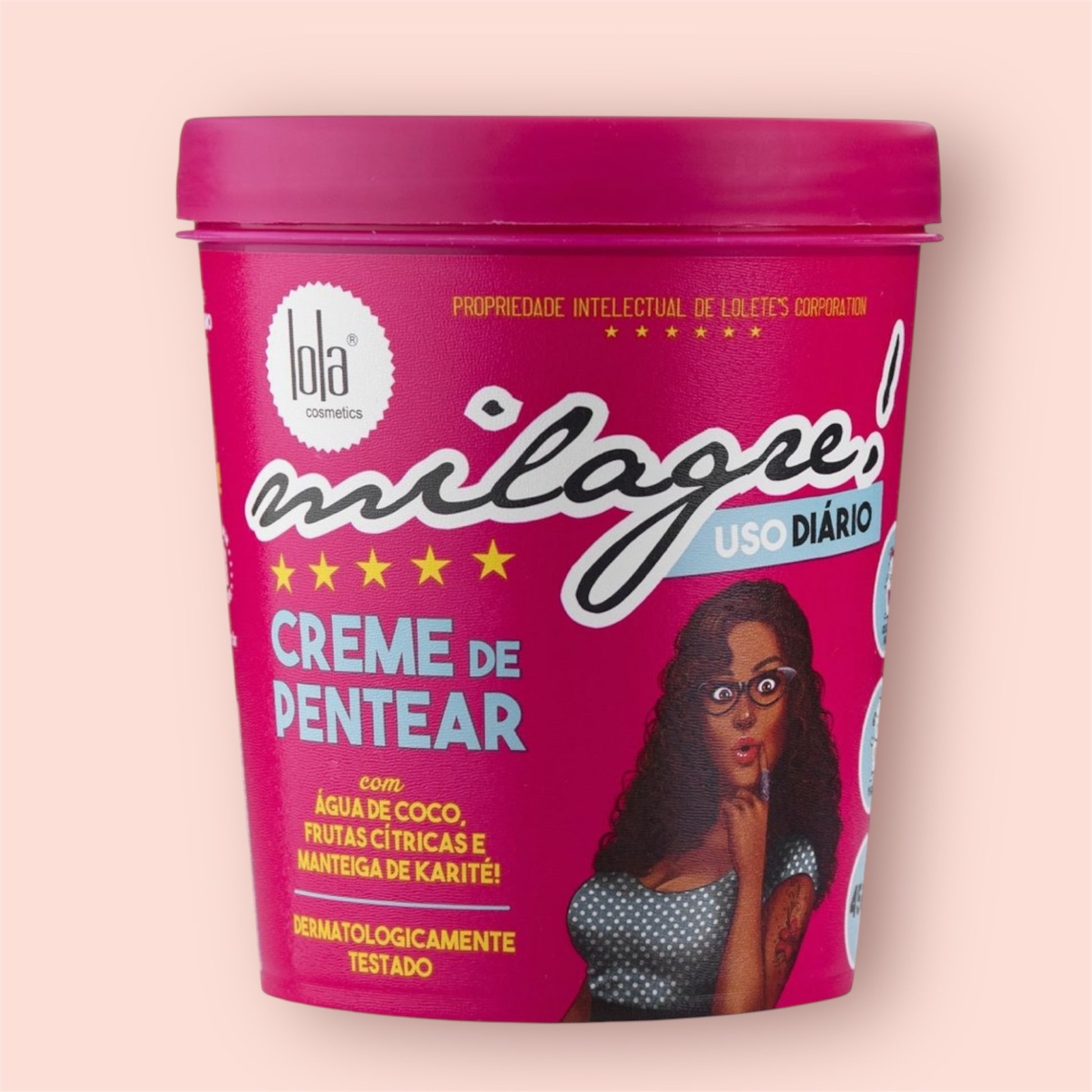 🌟✨ Milagre Lola Cosmetics – Creme de Pentear 450g