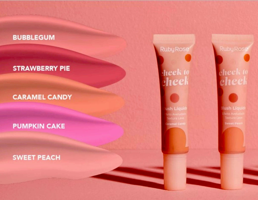 🧡🎨 Blush Líquido Cheek to Cheek – Ruby Rose