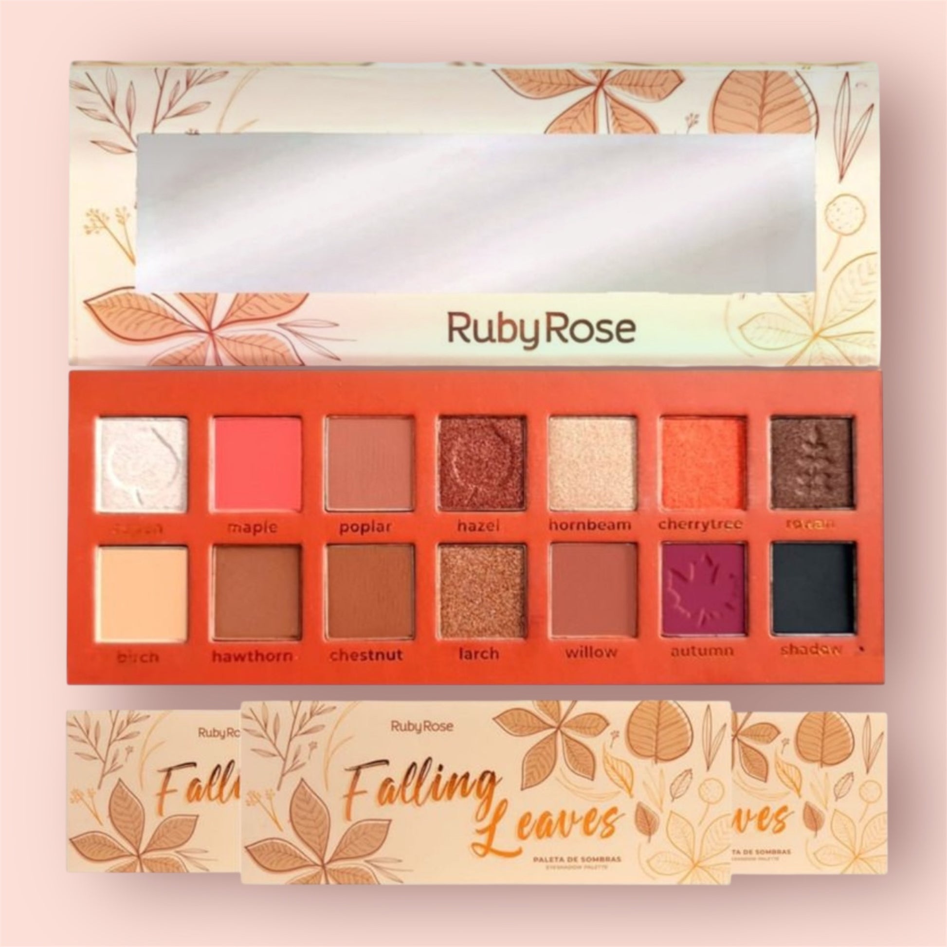 🍂 Paleta de Sombras Falling Leaves – Ruby Rose
