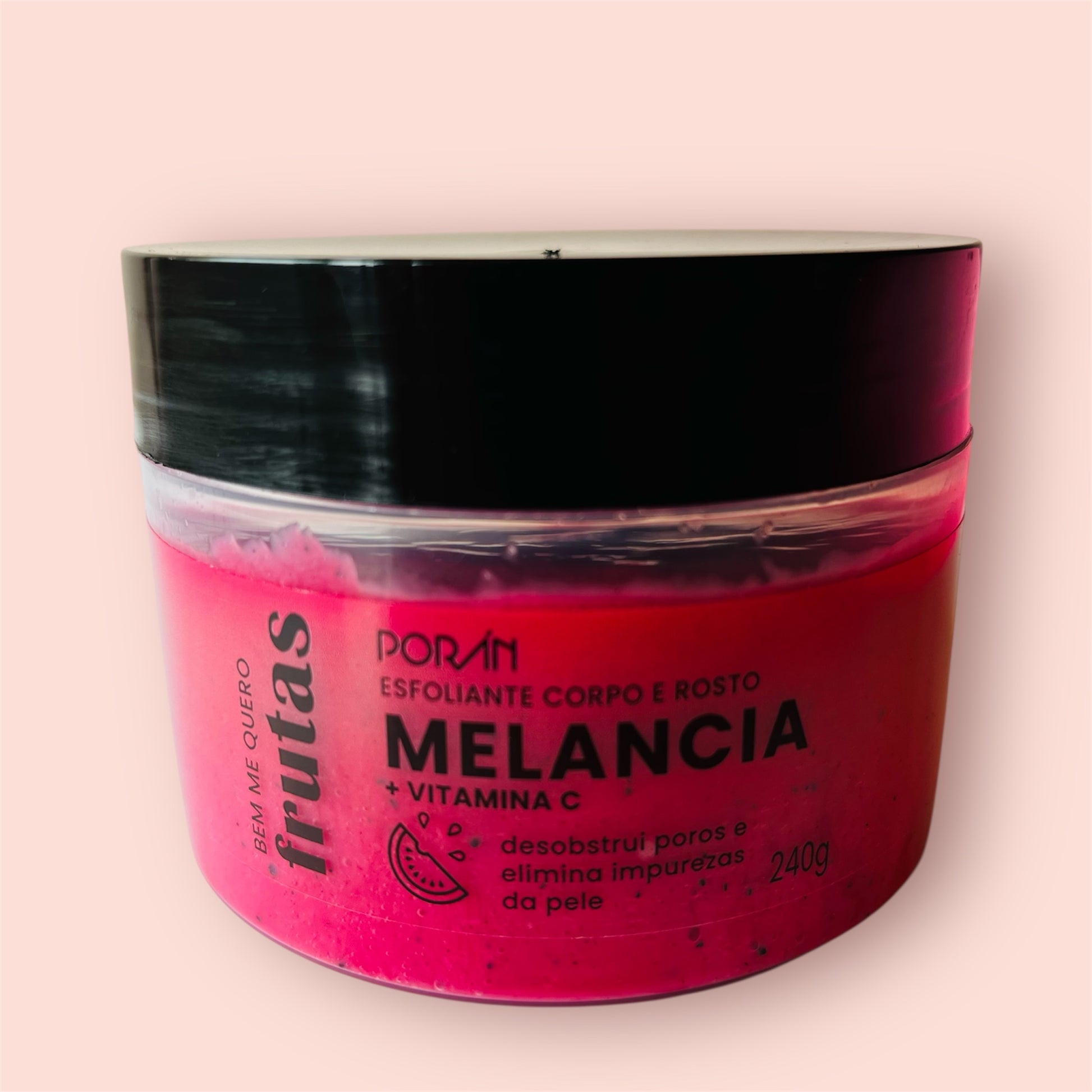 🍓 Esfoliante Corporal e Facial – Bem Me Quero Frutas Poran