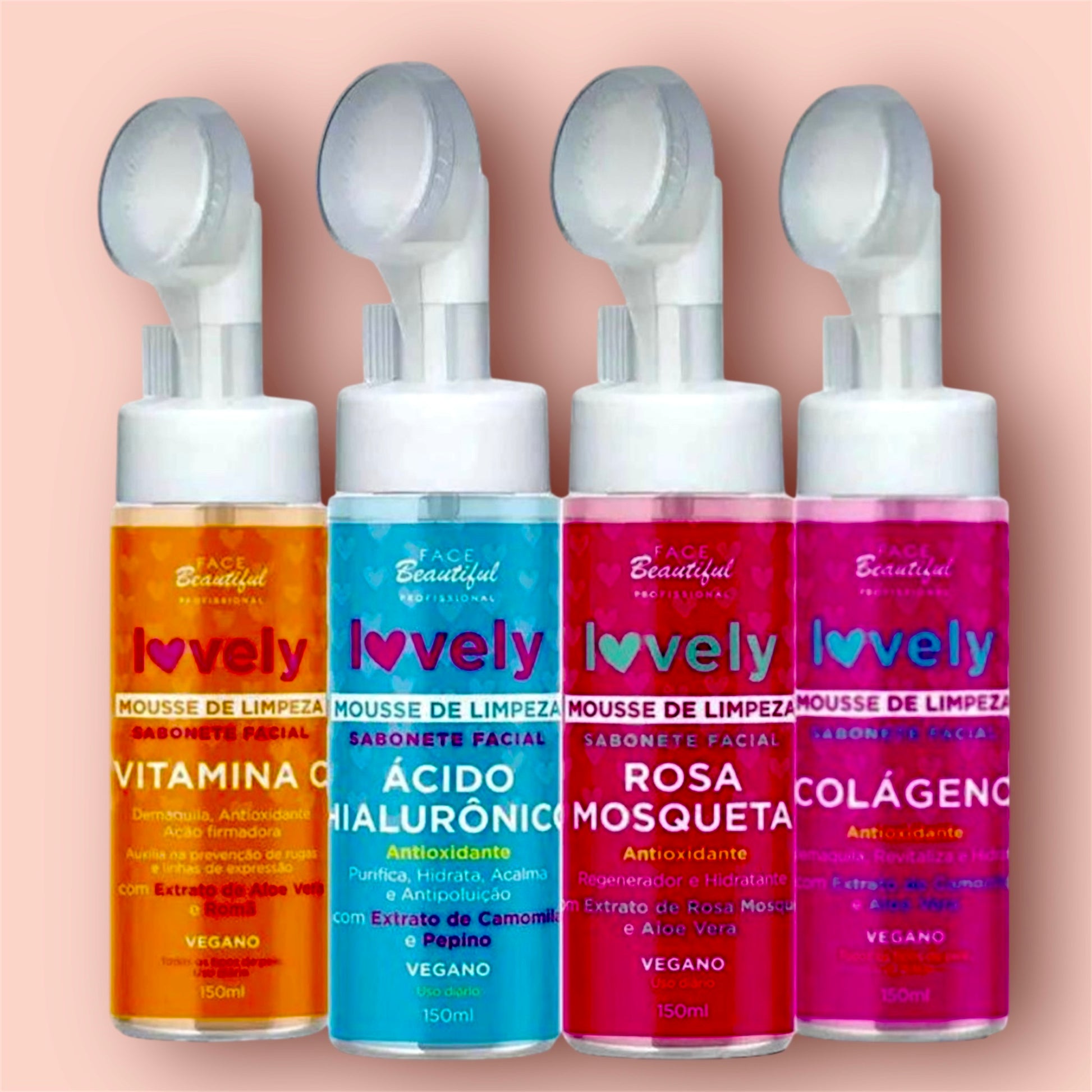 🫧 Mousse de Limpeza Facial Lovely – Face Beautiful