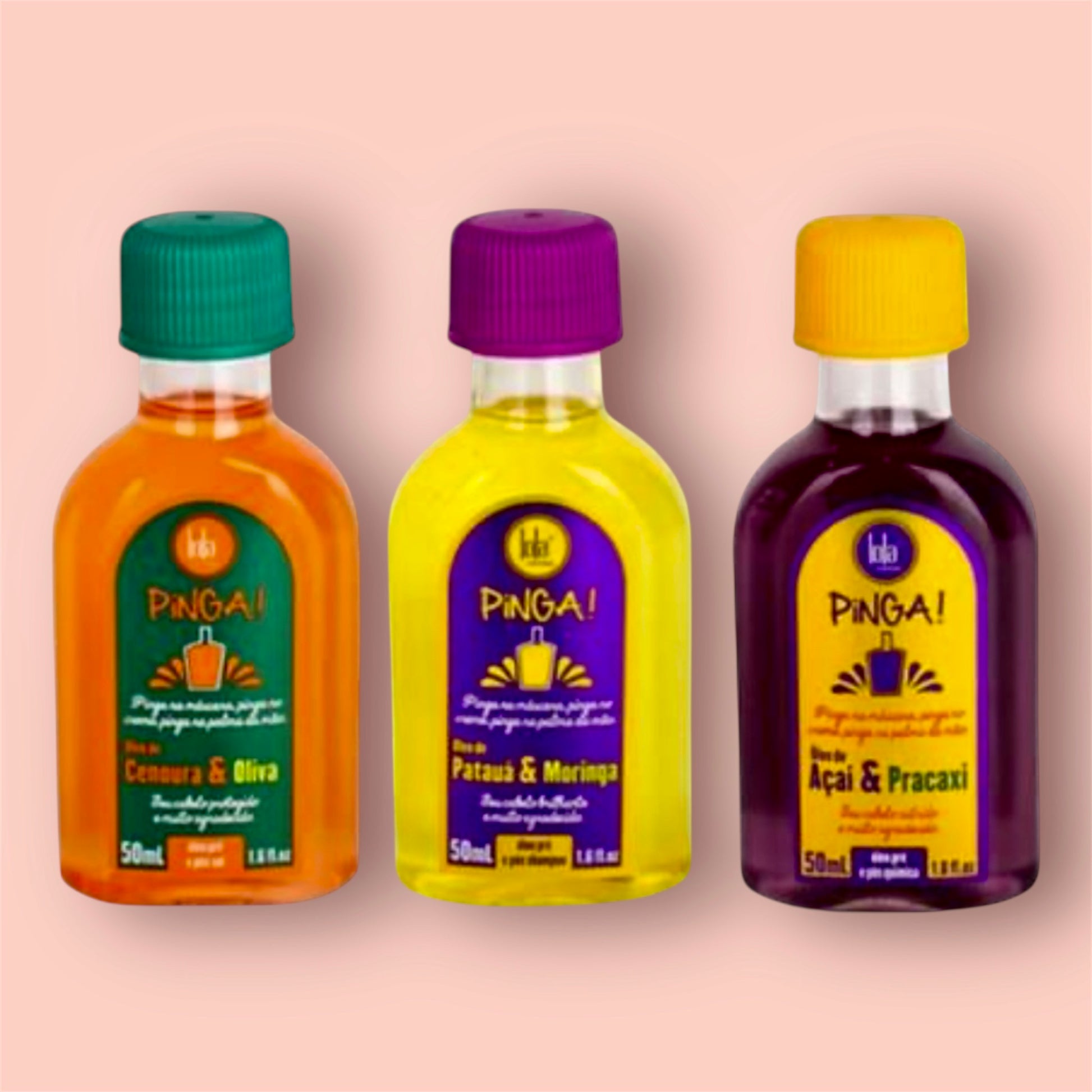 💧🌿 Óleos Pinga – Lola Cosmetics (Cachos | Nutrição | Brilho)