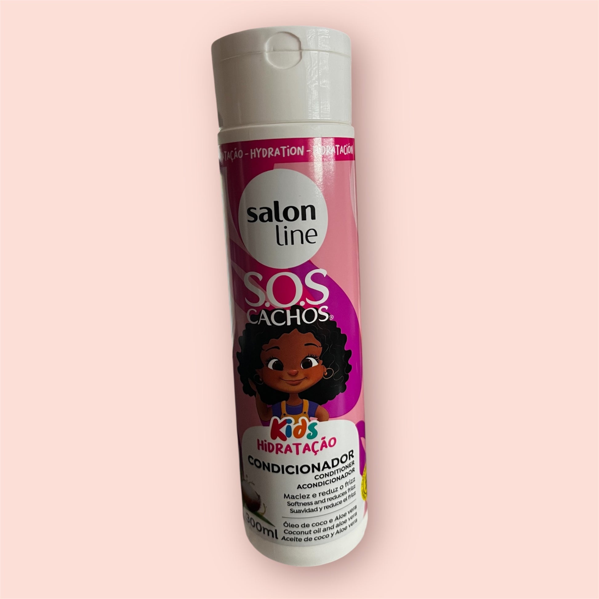 🧒🏽💧 Condicionador SOS Cachos Kids Hidratação – Salon Line