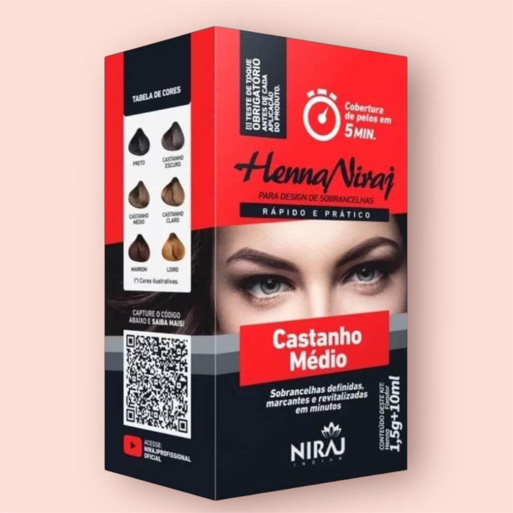 🖌️ Henna para Sobrancelhas – Niraj